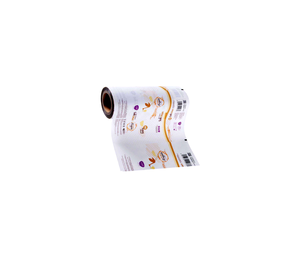 Flexible packaging film roll