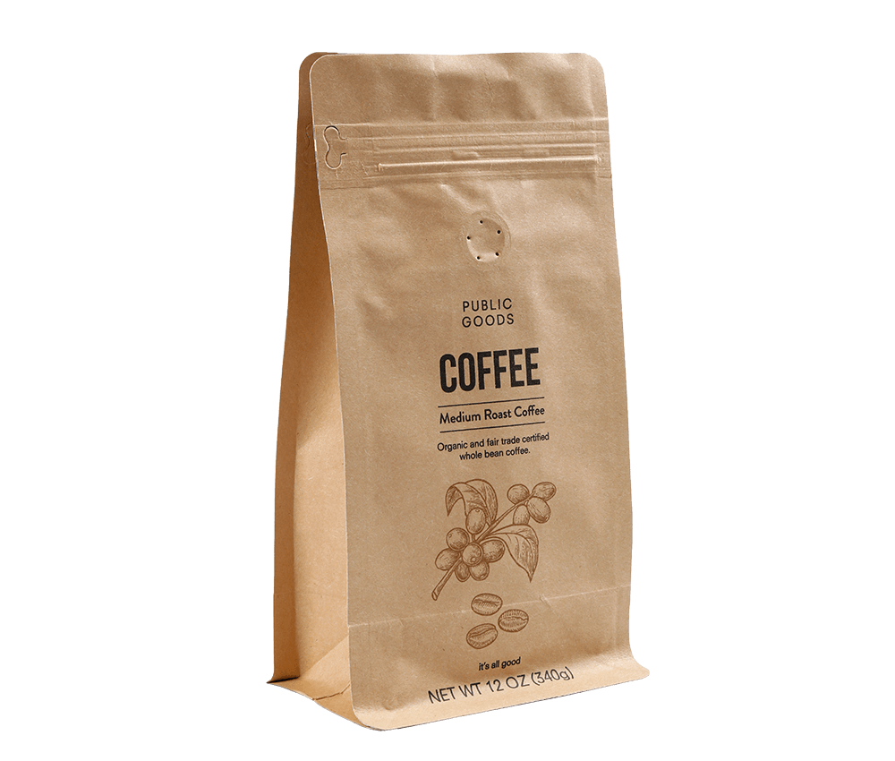 flat bottom coffee bag