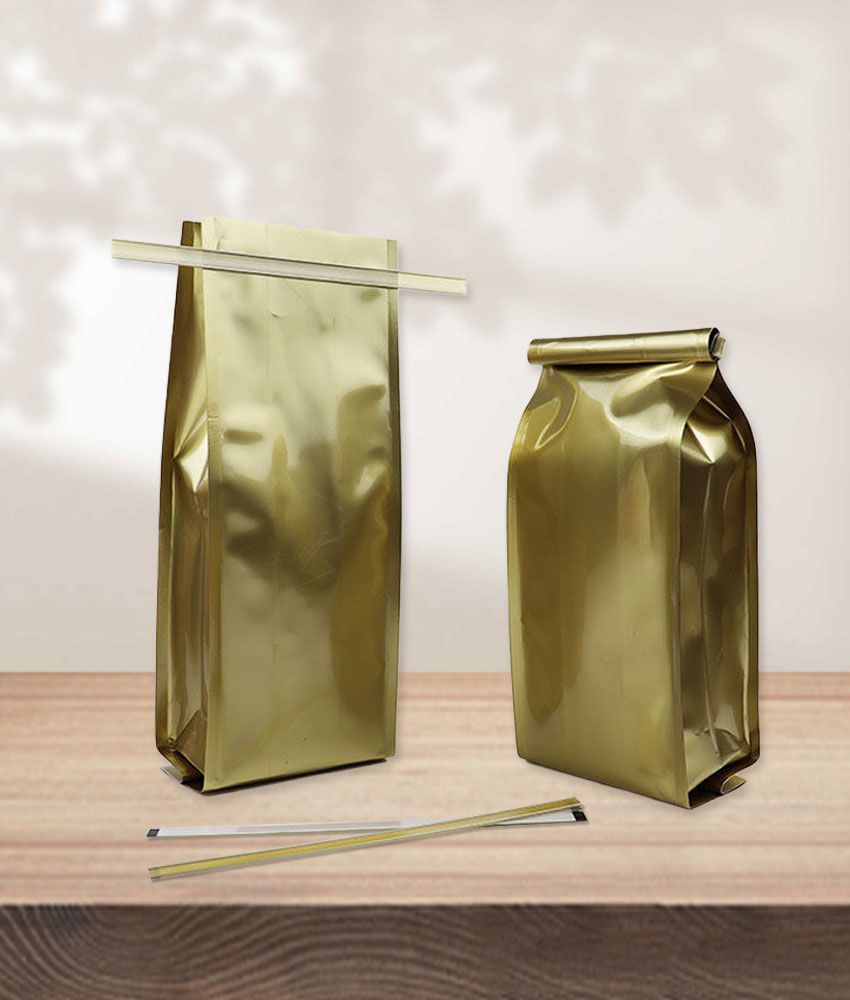 Laminated Aluminum Foil Zip Lock Bag Stand Up Pouch /Matt White Foil Pouch /Zip Lock Coffee Bag